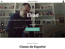Tablet Screenshot of clasesespanol.com
